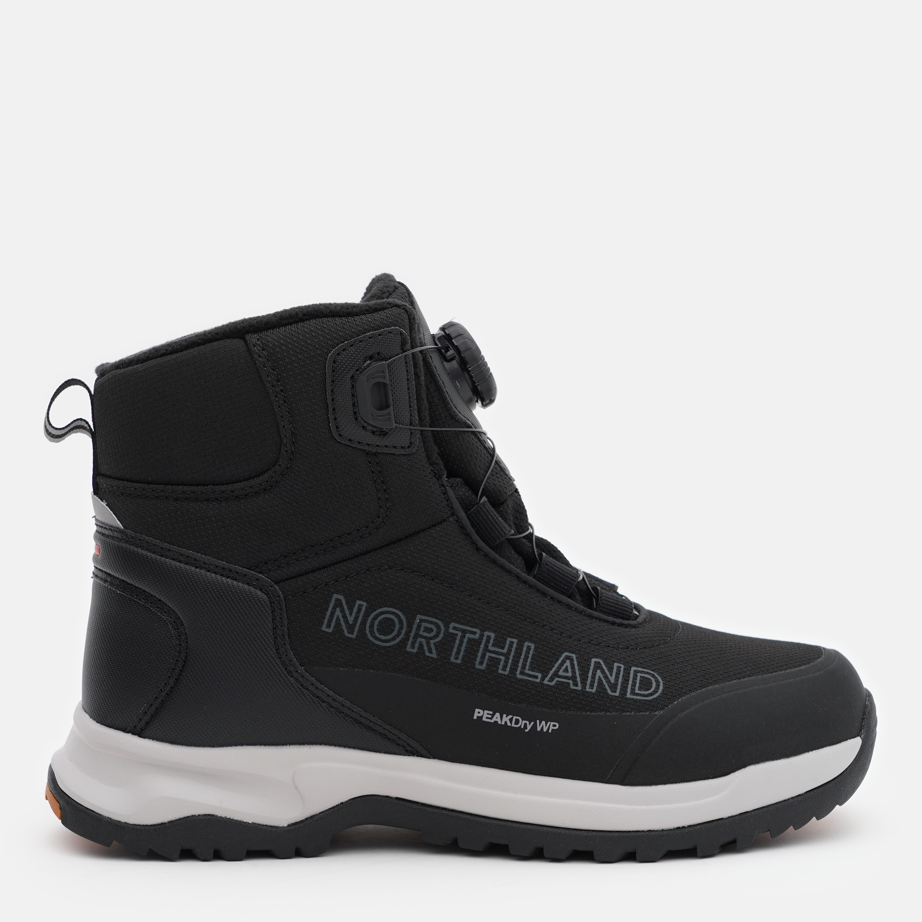 Акция на Підліткові зимові черевики для хлопчика Northland Moose High Boa B Kids' Boots 122370N16-99 36 Чорні от Rozetka