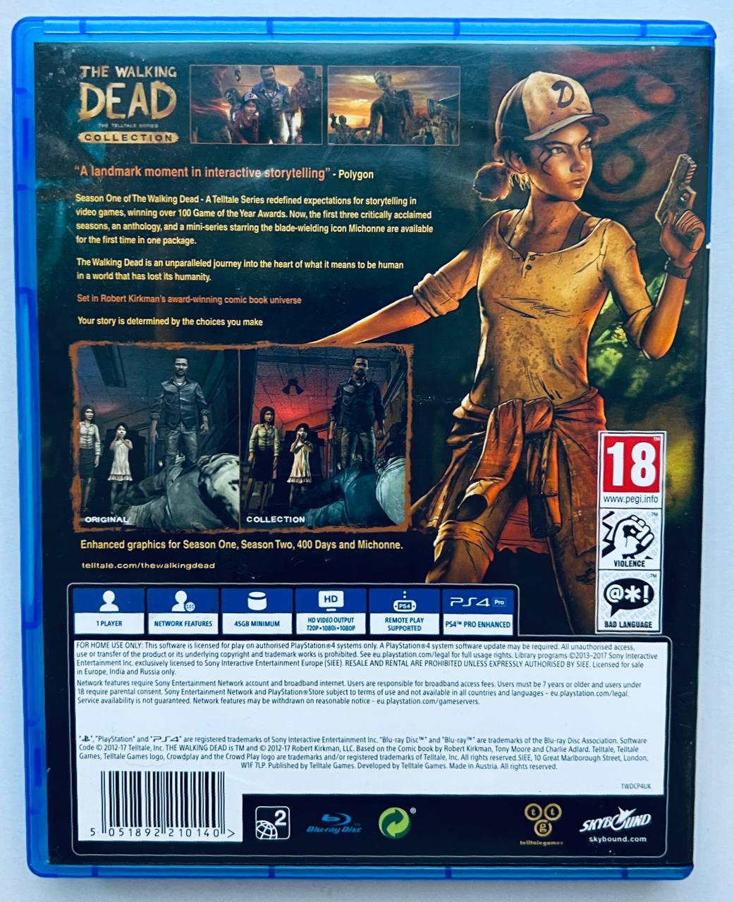 ROZETKA » The Walking Dead: The Telltale Series - Collection, Б/У, русские  субтитры - диск для PlayStation 4 от продавца: RetroGaming Shop купить в  Украине: цена, отзывы