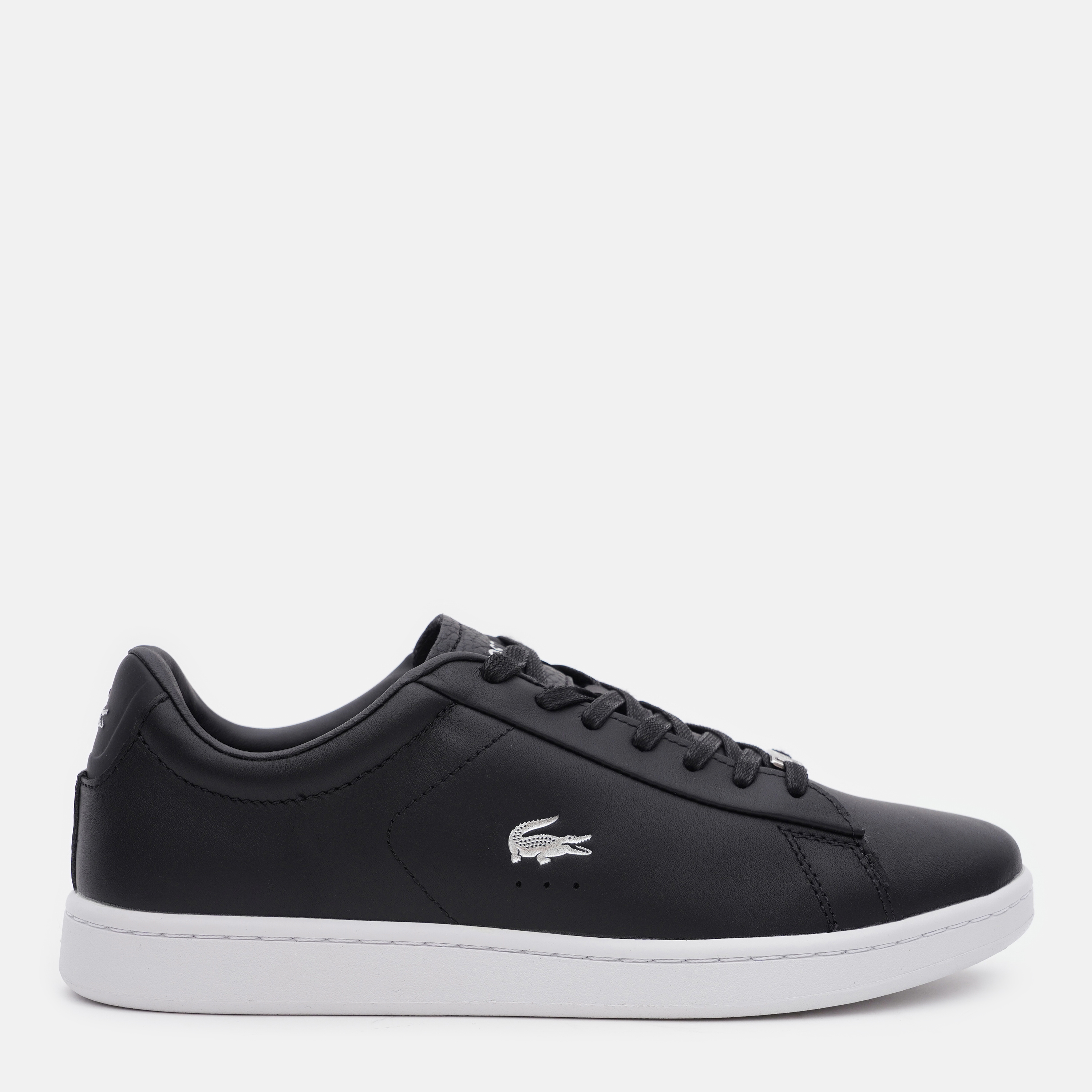 Акція на Жіночі кеди низькі Lacoste Carnaby 743SFA0016-22F 41 (T7.5) Blk Slv від Rozetka