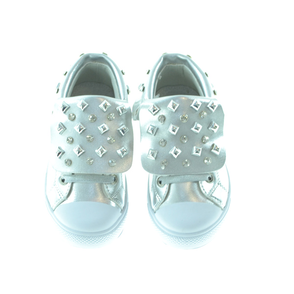 

Слипоны для девочки Baby Sky 8719-26-B 31 Серебро