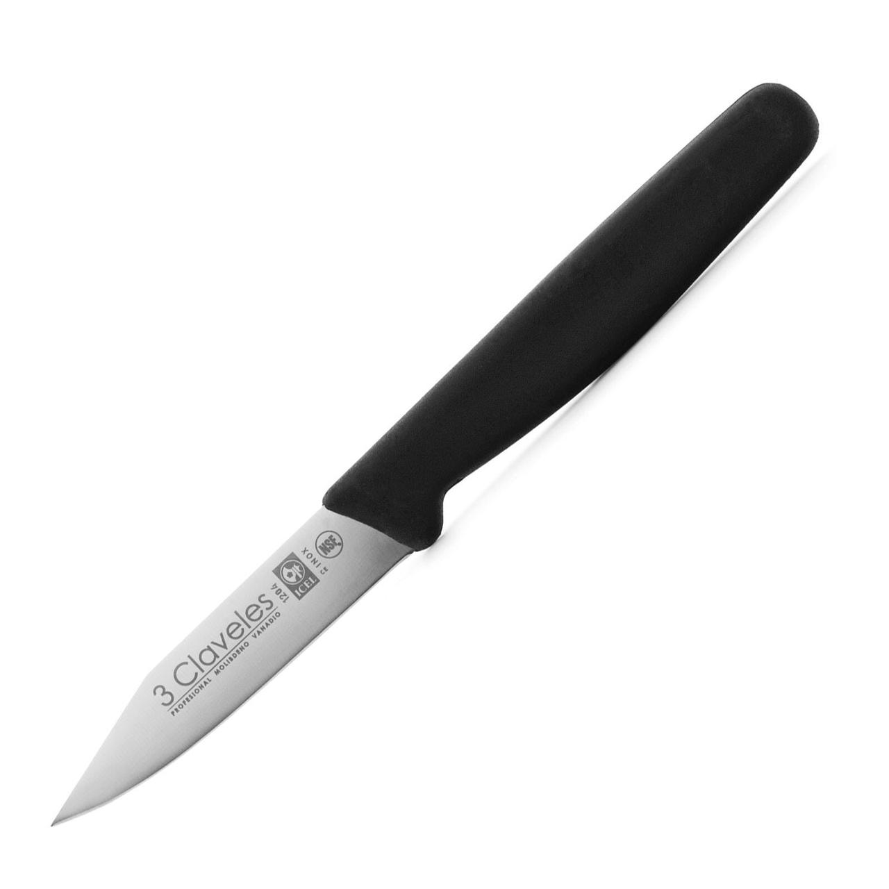 Нож для чистки овощей Light 3 Claveles 8 см (kuh0010125) Черный – фото ...