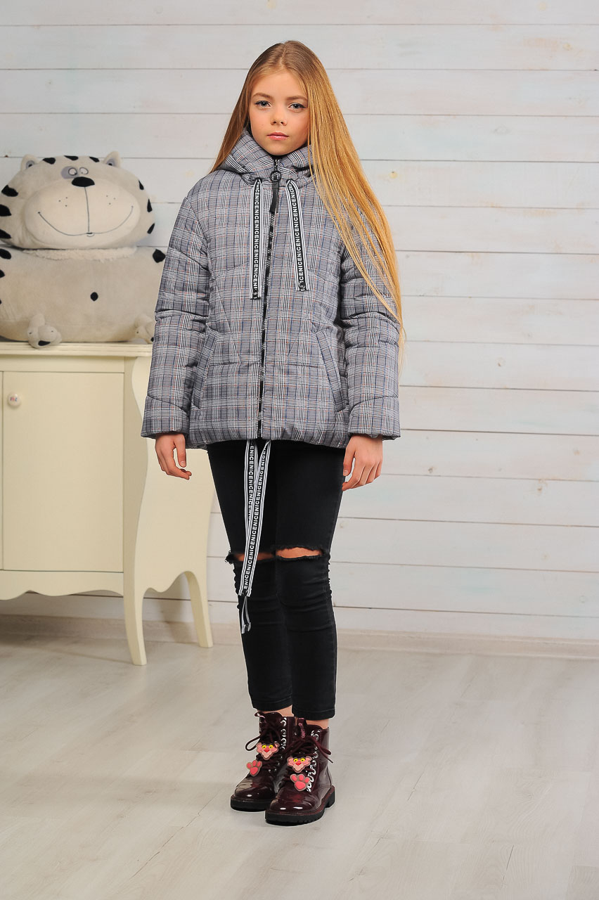 

Куртка Лола 322 34 128 см Клетка