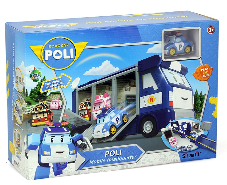 

Игровой набор Мобильная штаб квартира Silverlit Robocar Poli Поли 83377