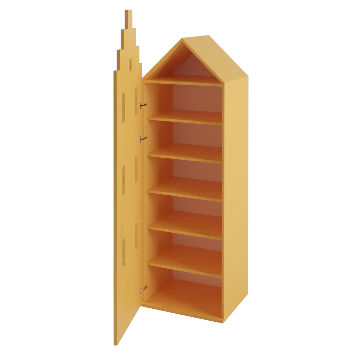 

Детский гардеробный шкаф домик Амстердам Little Room Little Room Baby House желтый (ZHO-44434-10)