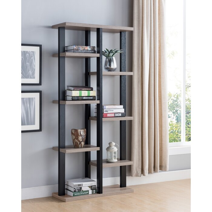 

Геометрический стеллаж-витрина Little Room Baby House Черный/Сосна лофт кремовая (P-00104)