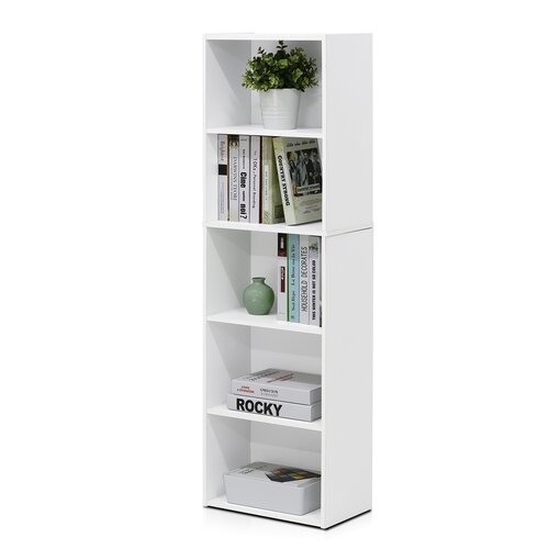 

Открытый книжный шкаф-пенал Little Room Baby House белый (KSH-01-110)