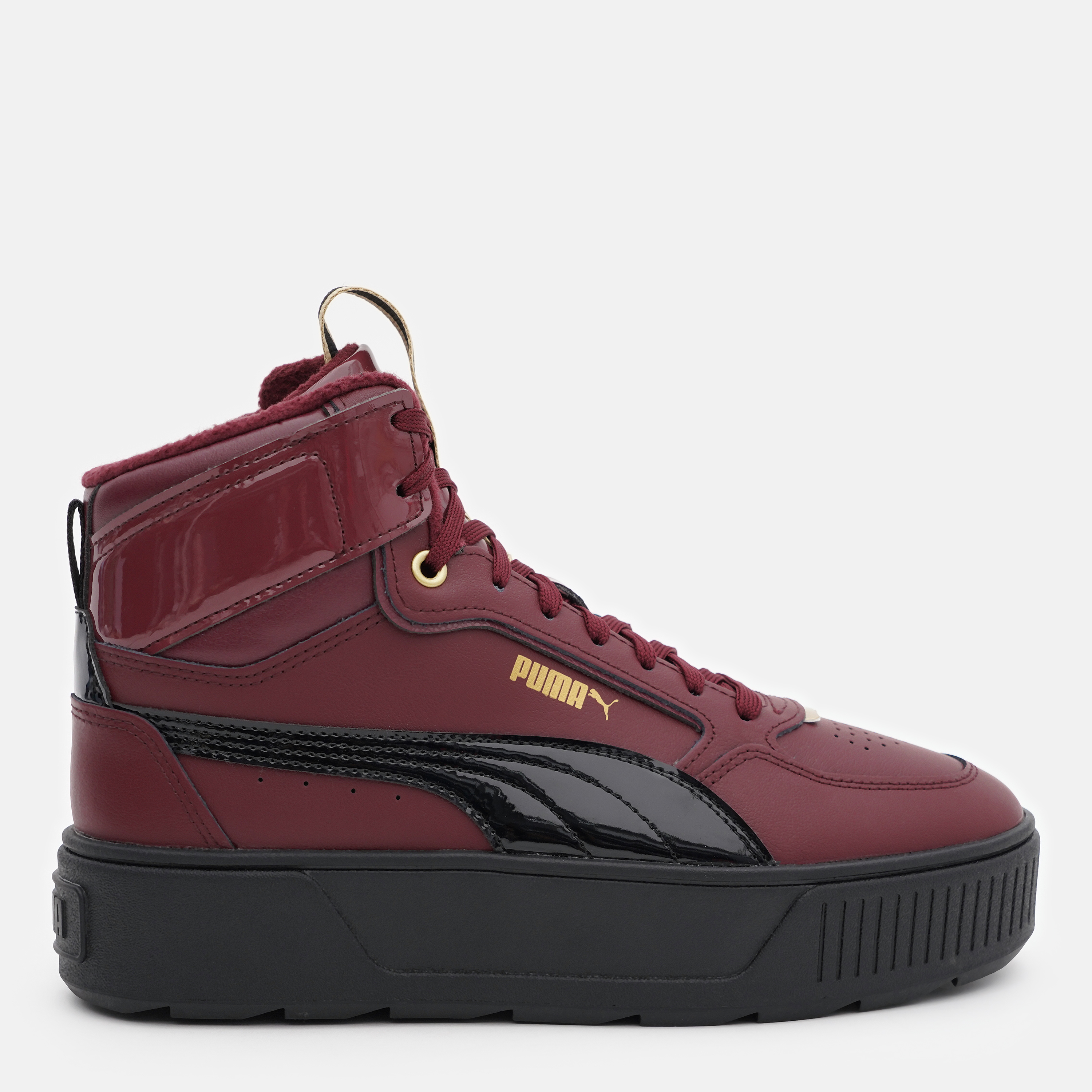 Акція на Жіночі кросівки для тенісу Puma Karmen Rebelle Mid WTR 38762402 37 (4) 23 см Aubergine-Puma Black від Rozetka