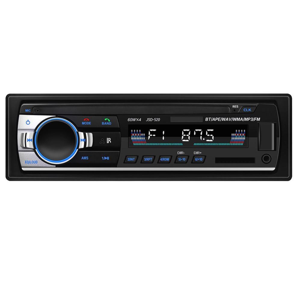 Автомагнитола Jsd 520 Bluetooth+USB+SD+AUX 4x60W (SH772557) – фото, отзывы,  характеристики в интернет-магазине ROZETKA от продавца: SnowHome | Купить в  Украине: Киеве, Харькове, Днепре, Одессе, Запорожье, Львове