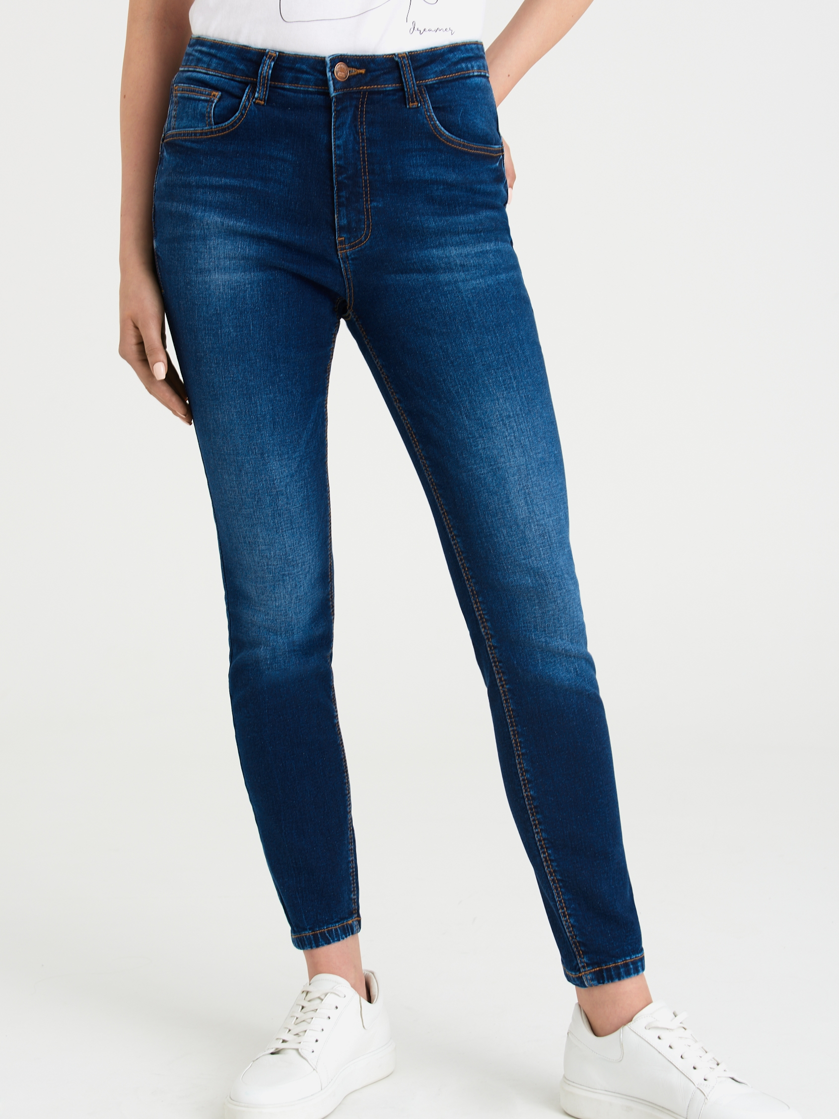 Джинсы женские Skinny Greenpoint SPJ412W2235J00 38 Синие (5903245334099 ...