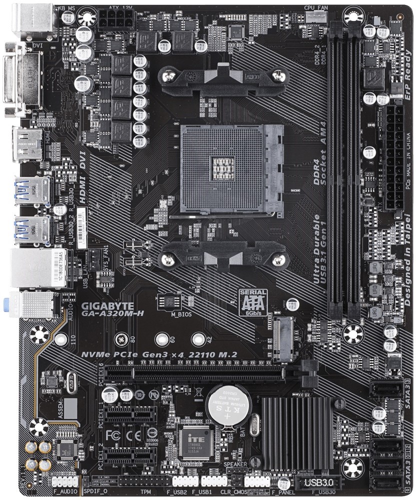 

Материнська плата Gigabyte GA-A320M-H