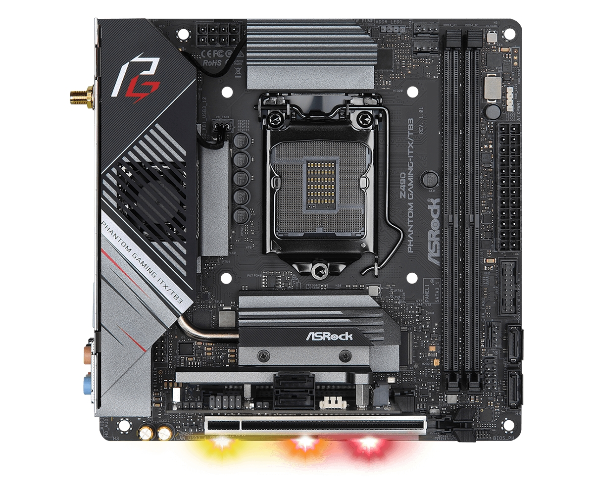 

Материнська плата ASRock Z490 Phantom Gaming-Itx/Tb3