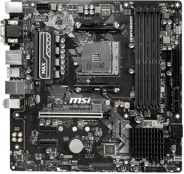 

Материнська плата MSI B450M Pro-VDH Max