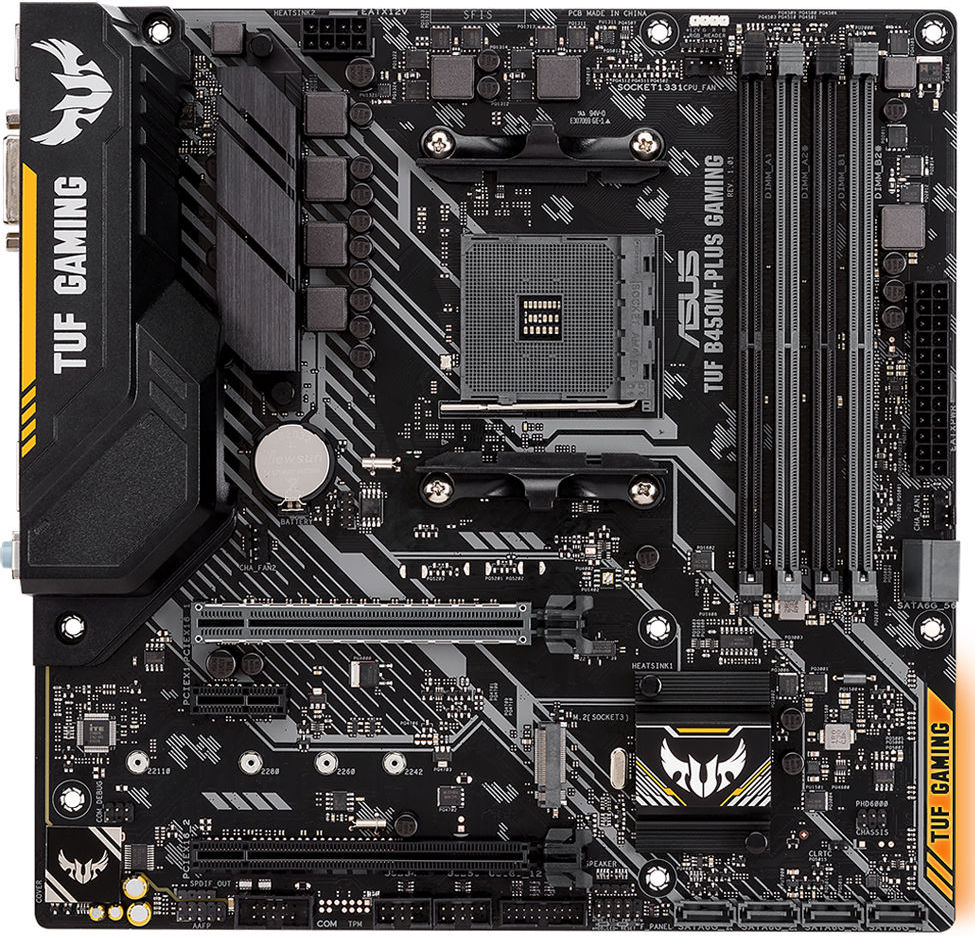 

Материнская плата Asus TUF B450M-PLUS GAMING (sAM4, AMD B450)