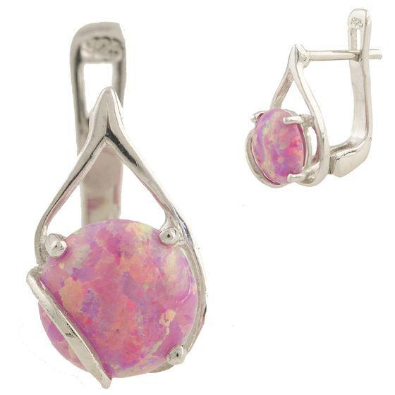 

Серебряные серьги SilverAlex с опалом