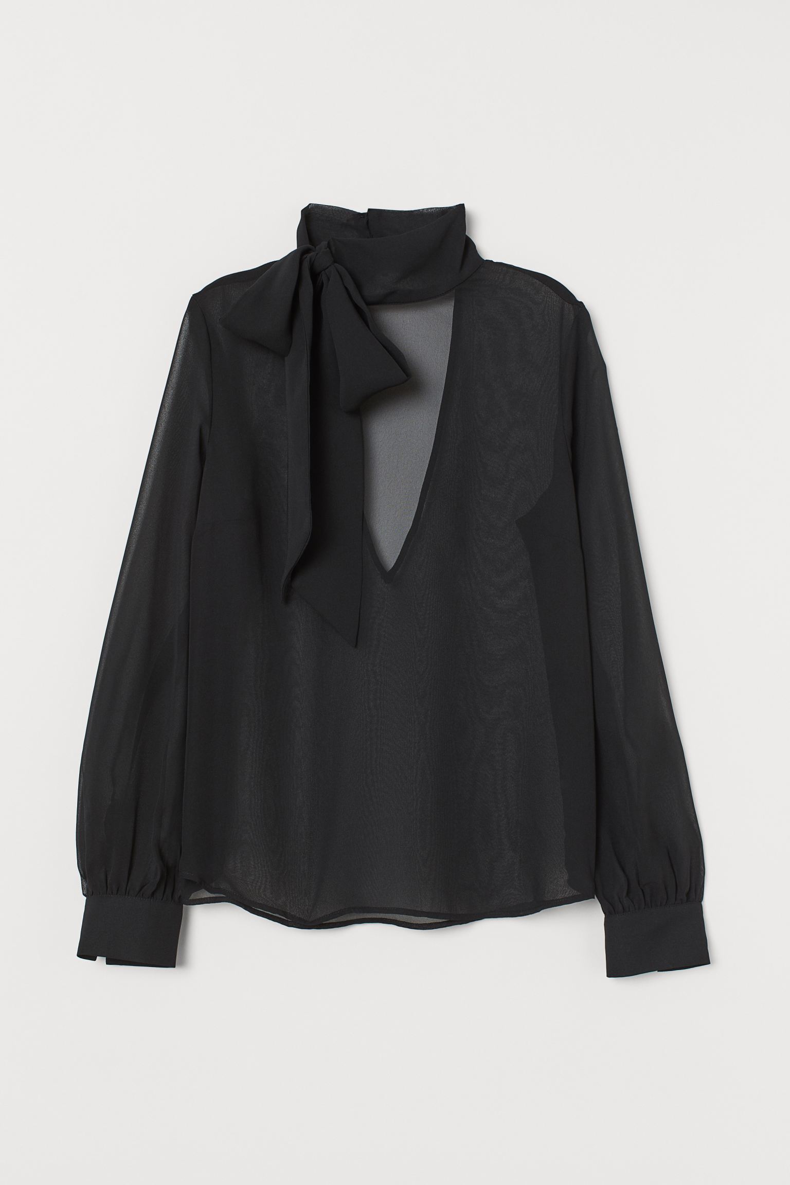 

Блуза H&M  черный 16118021590, Блуза H&M 32 черный 16118021590