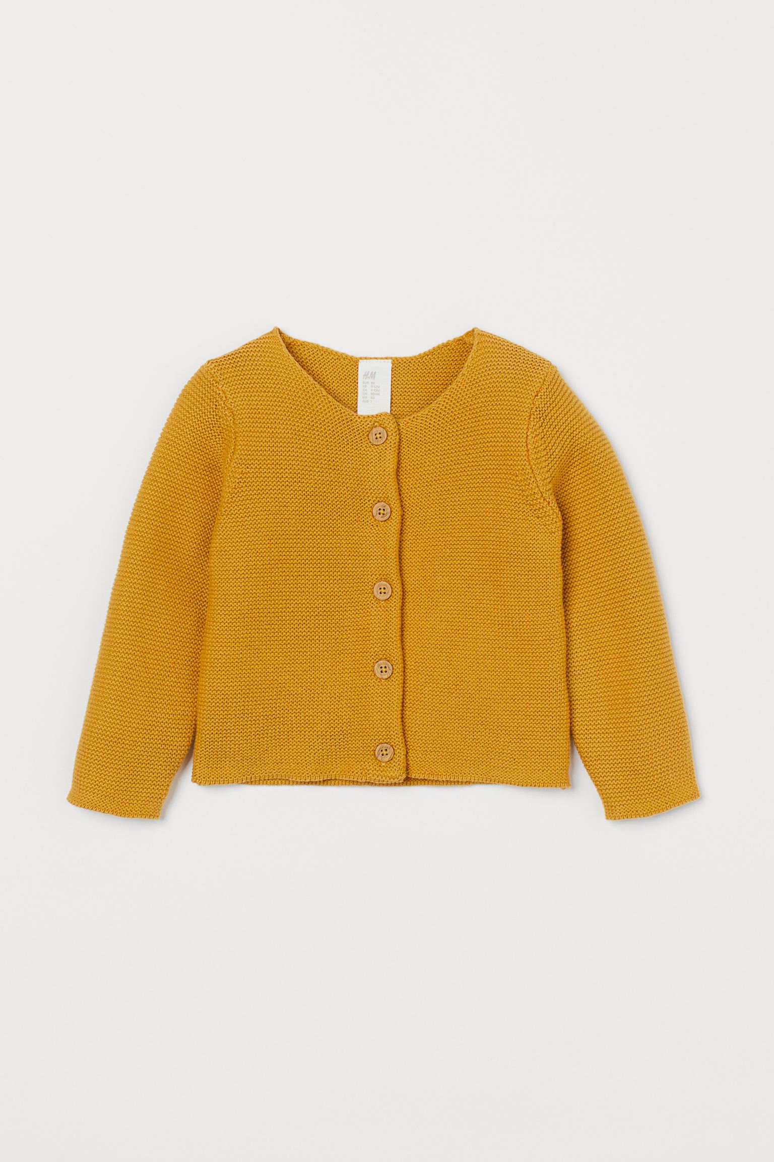 

Кофта H&M 68см горчичный 26107427720