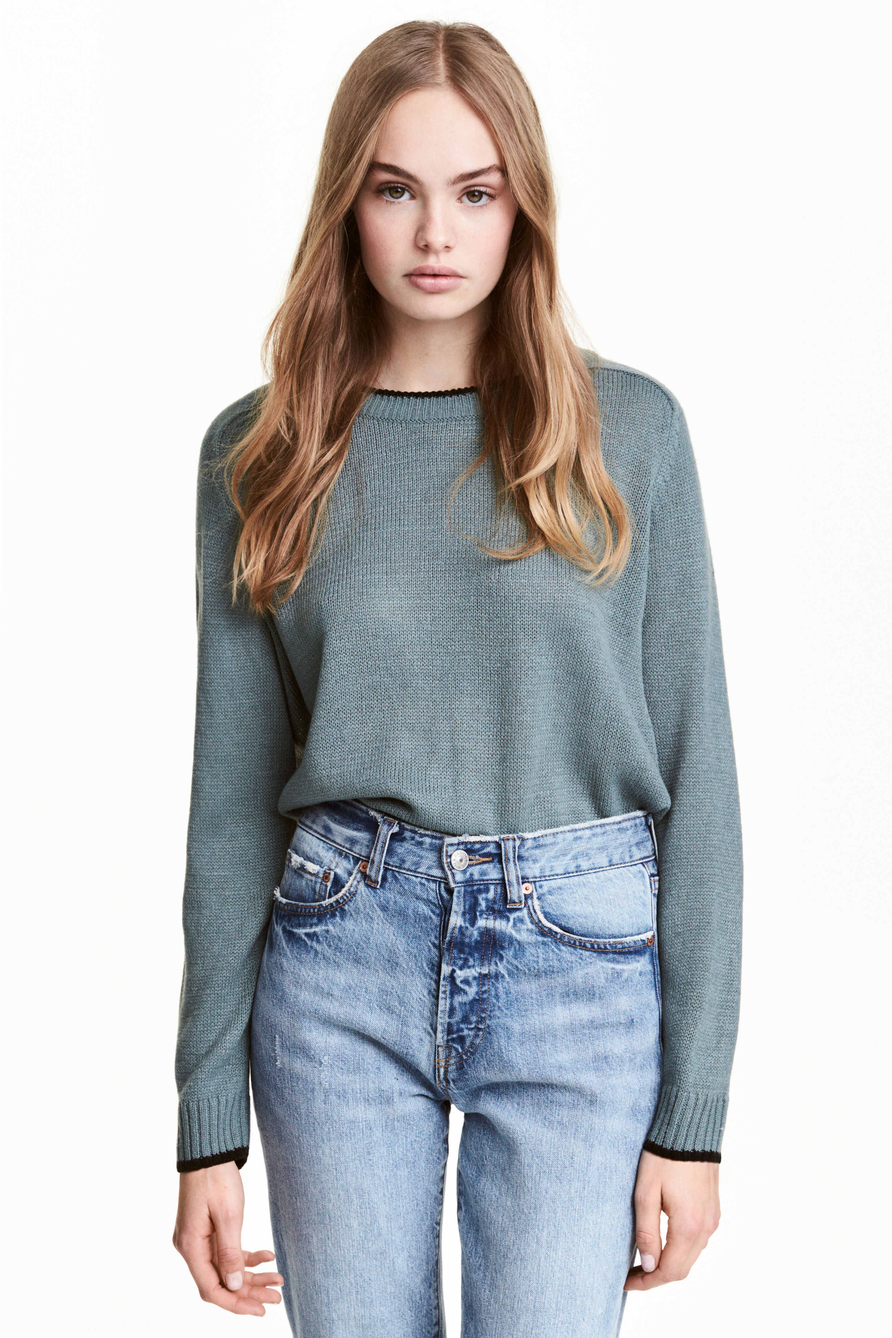 

Джемпер H&M XS тусклый бюрюзовый 4540625