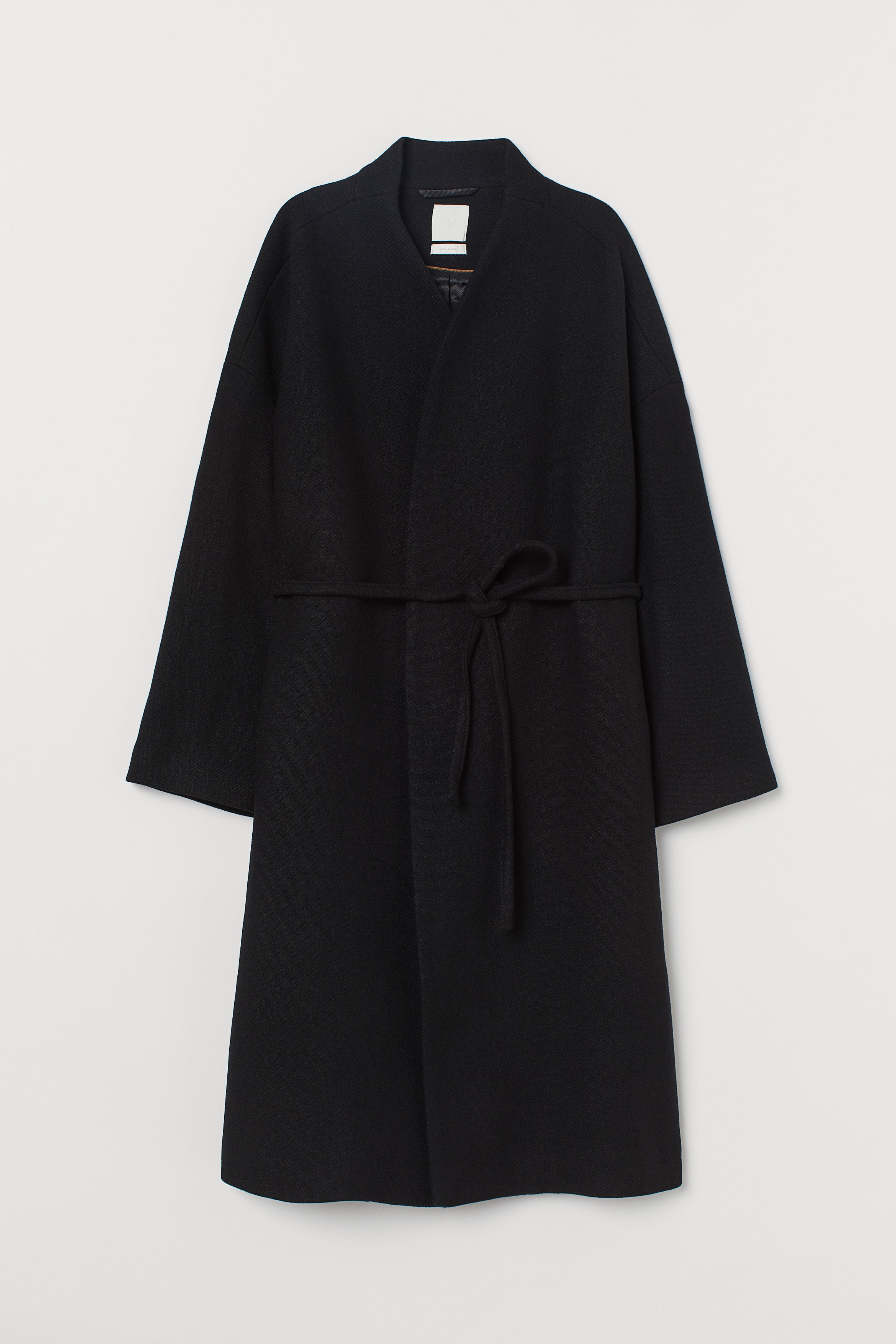 

Пальто H&  черный 8291870, Пальто H&M M черный 8291870