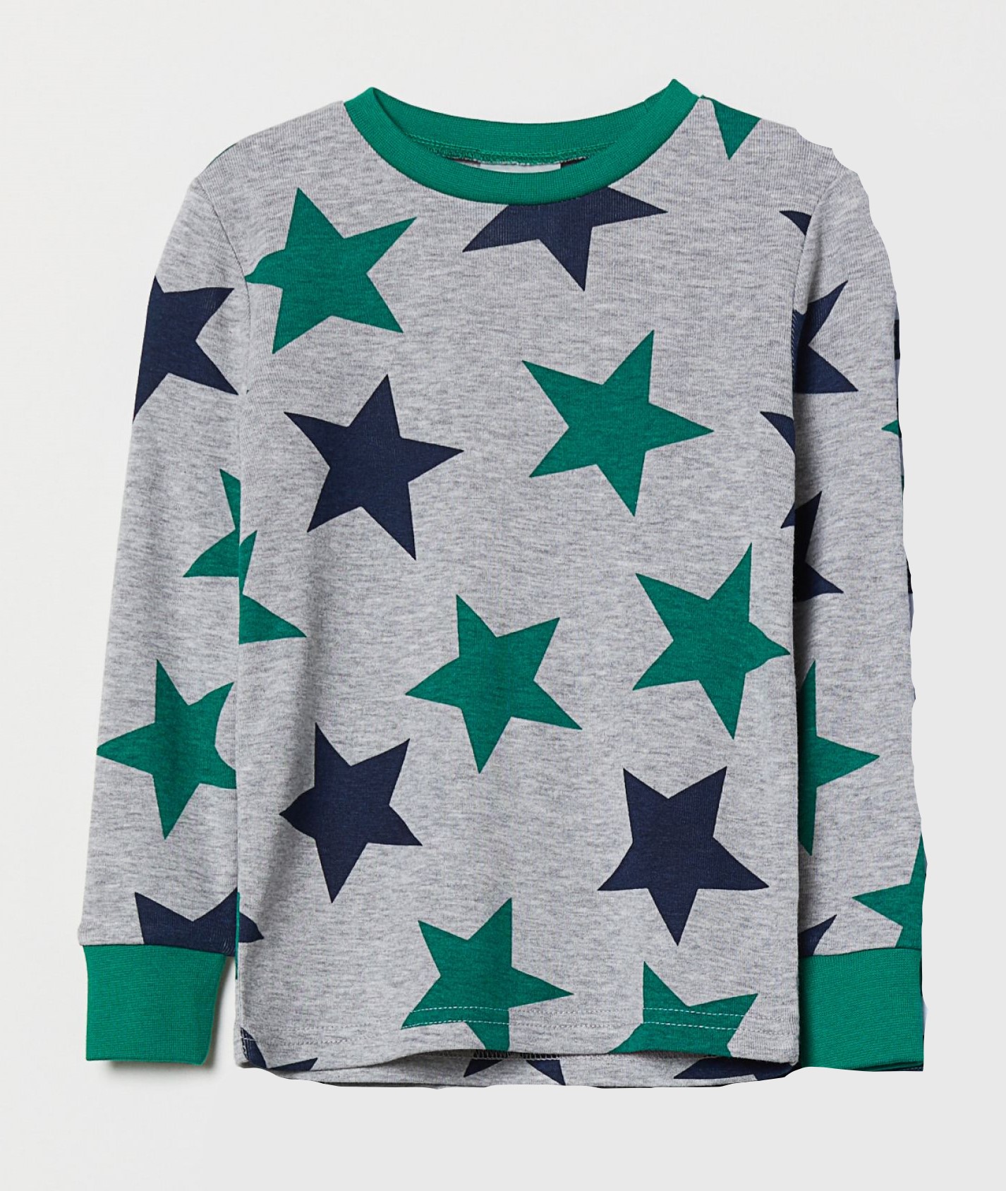 

Лонгслив для сна H&M 110см серый звезды 5910418