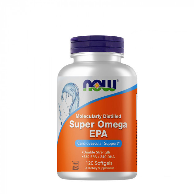 

Жирные кислоты NOW Super Omega-3 EPA 120 капсул