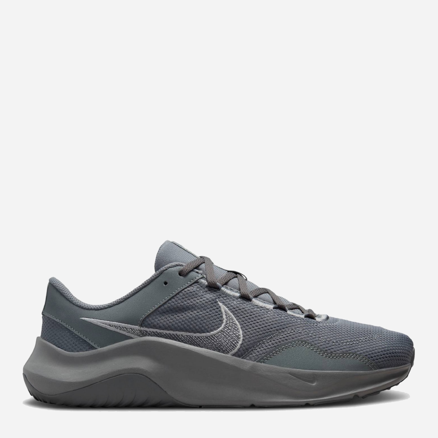 Акція на Чоловічі кросівки для залу Nike Legend Essential 3 Nn DM1120-012 44.5 (10.5US) 28.5 см Smoke Grey/Lt Smoke Grey-Monarch від Rozetka