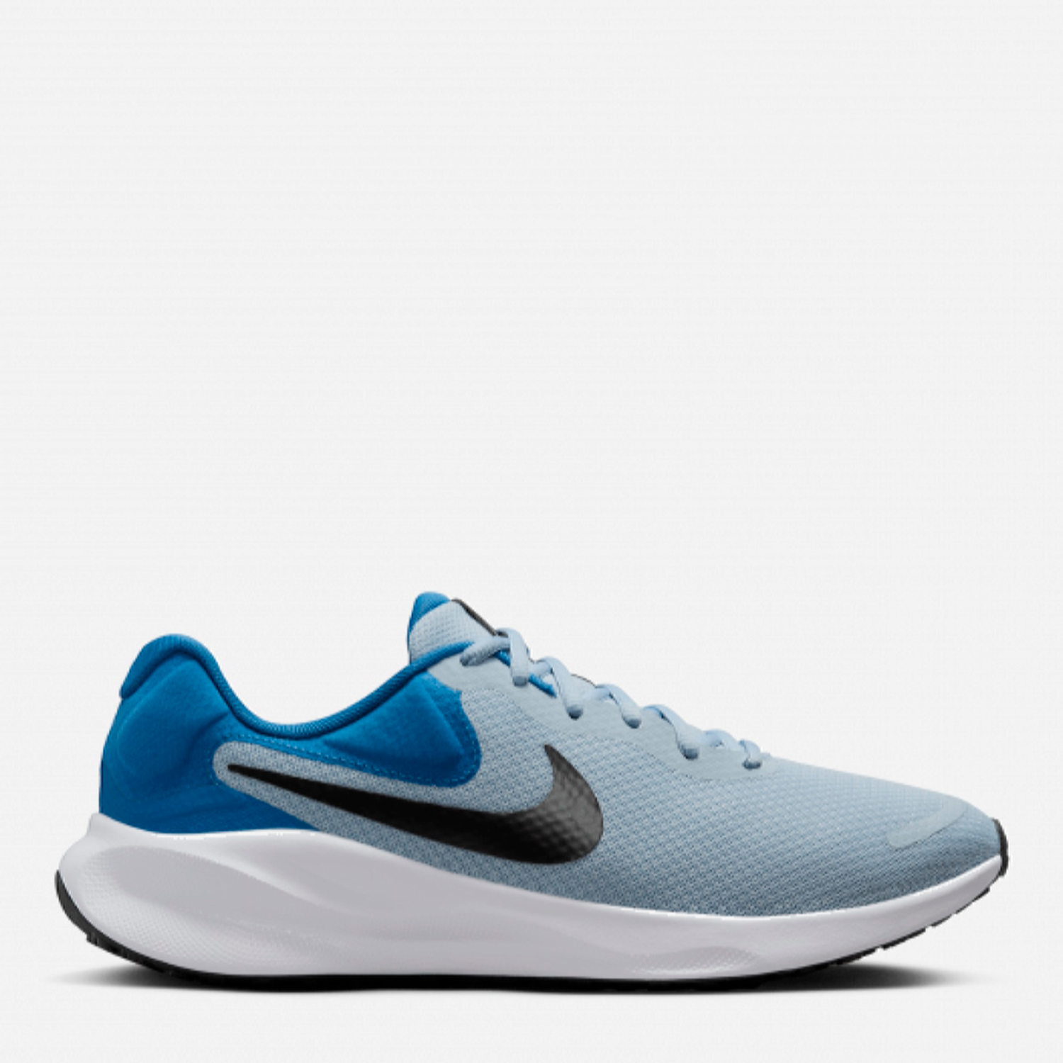 Акція на Чоловічі кросівки для бігу Nike Revolution 7 FB2207-402 44 (10US) 28 см Lt Armory Blue/Black-Star Blue від Rozetka