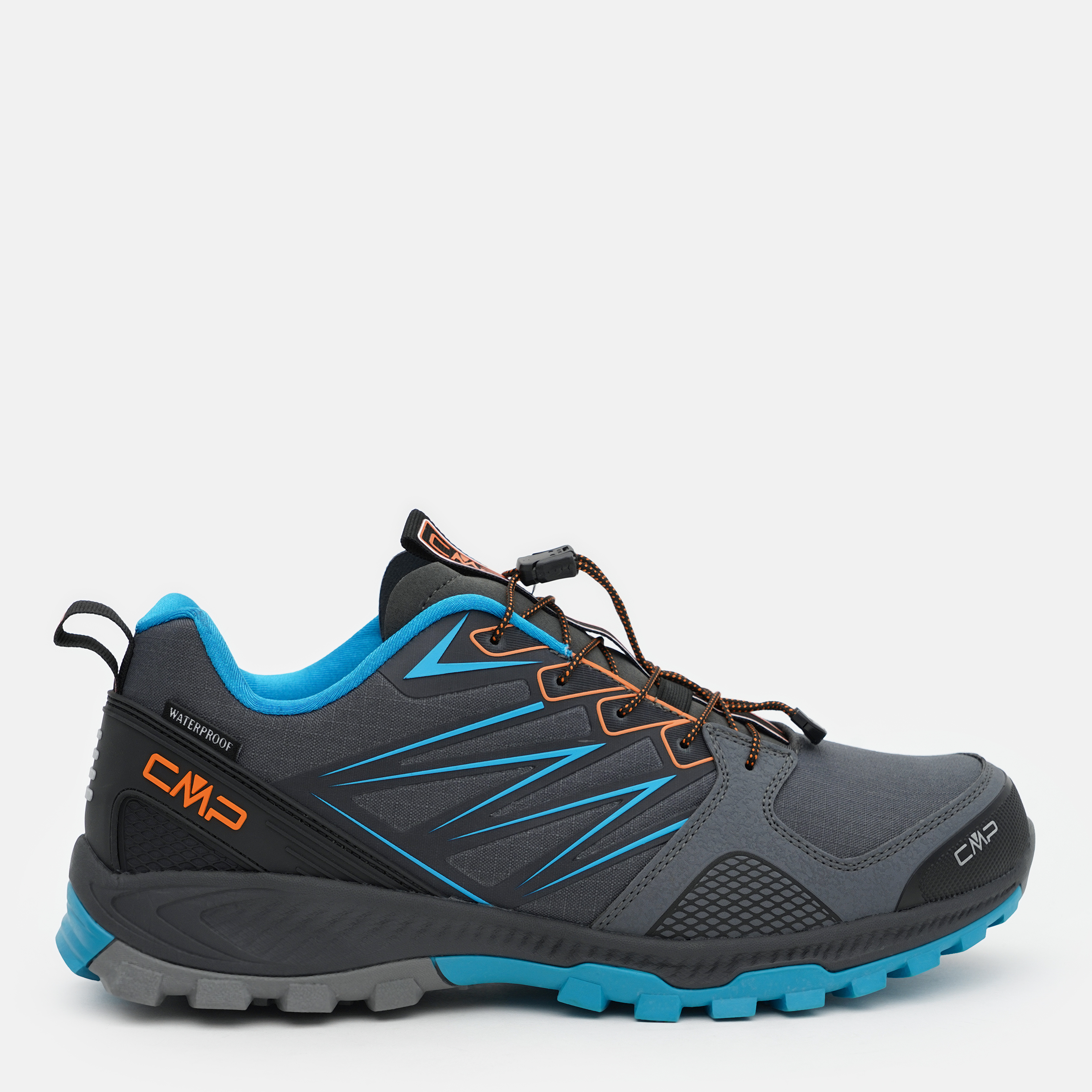 Акция на Чоловічі кросівки для бігу з мембраною CMP Atik Wp Trail Running Shoes 3Q31147-47UN 43 27.5 см Antracite/Reef от Rozetka