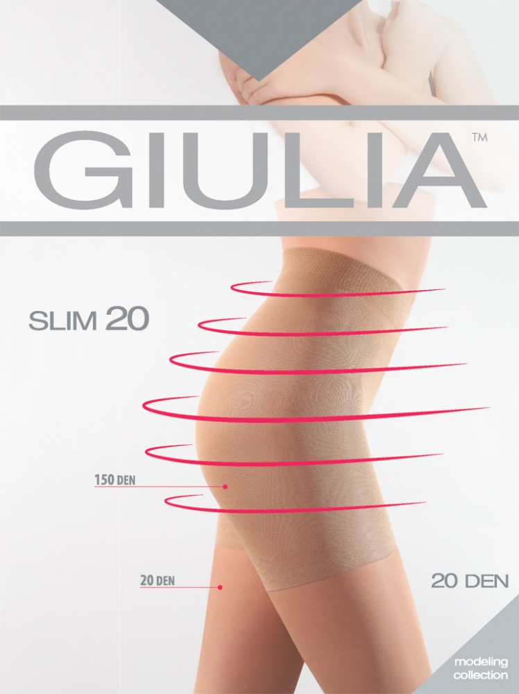 

Колготи Giulia 20 Den nero 2 (артикул Slim20)