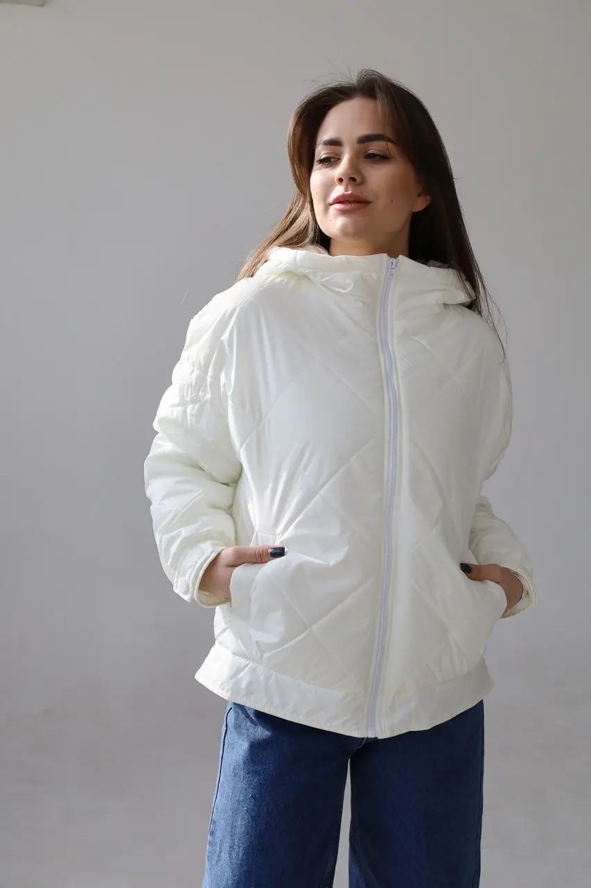 Женская весенняя куртка UF-fashion 130-дсв 44 белый от продавца: My ...