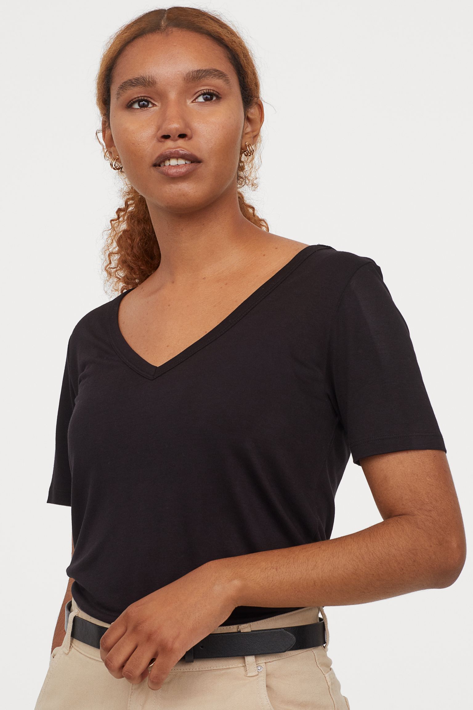 

Футболка H&M  черный 18117670320, Футболка H&M XL черный 18117670320