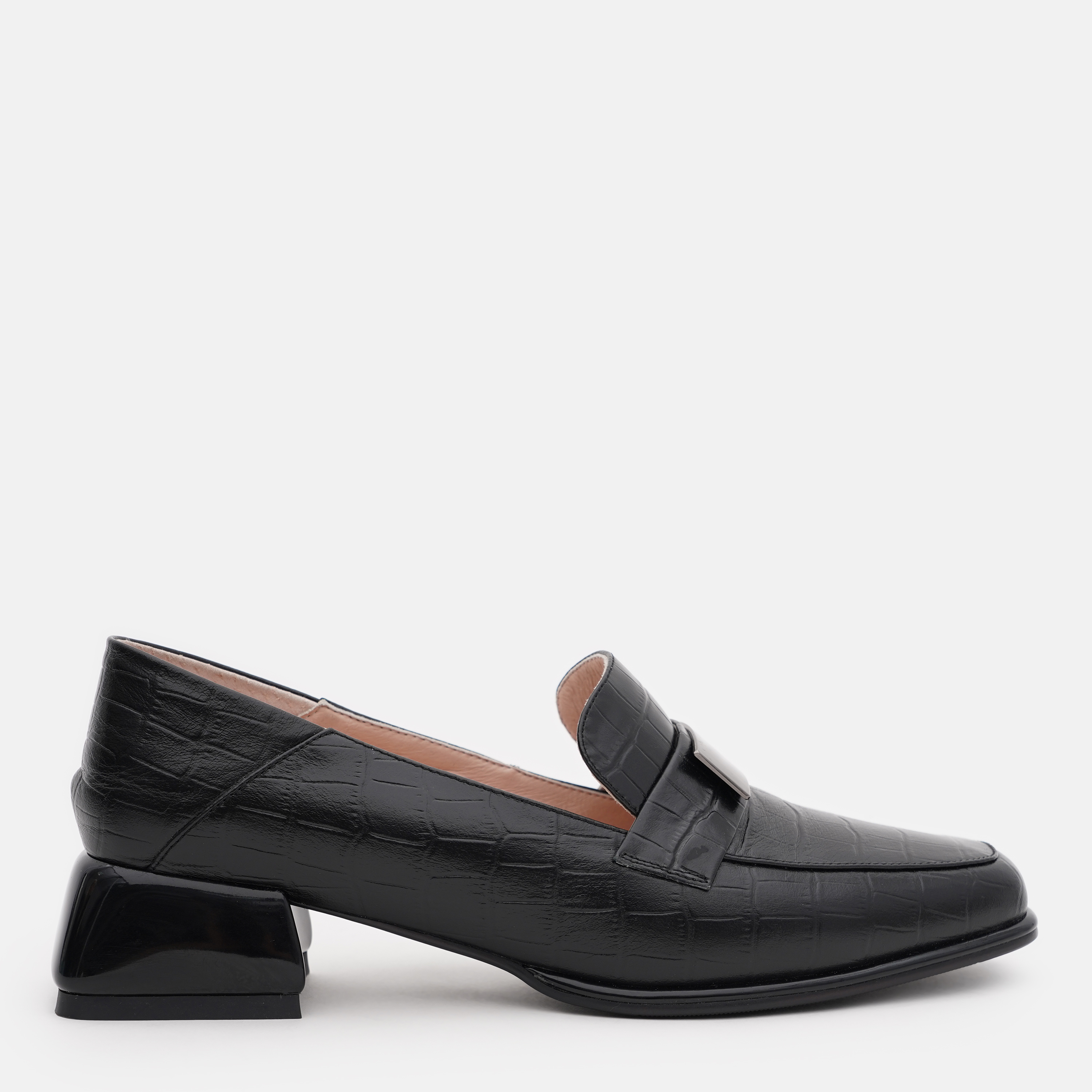 Акція на Жіночі туфлі зі шкіри Blizzarini A671-YC85-T9 37 23.5 см Чорні від Rozetka