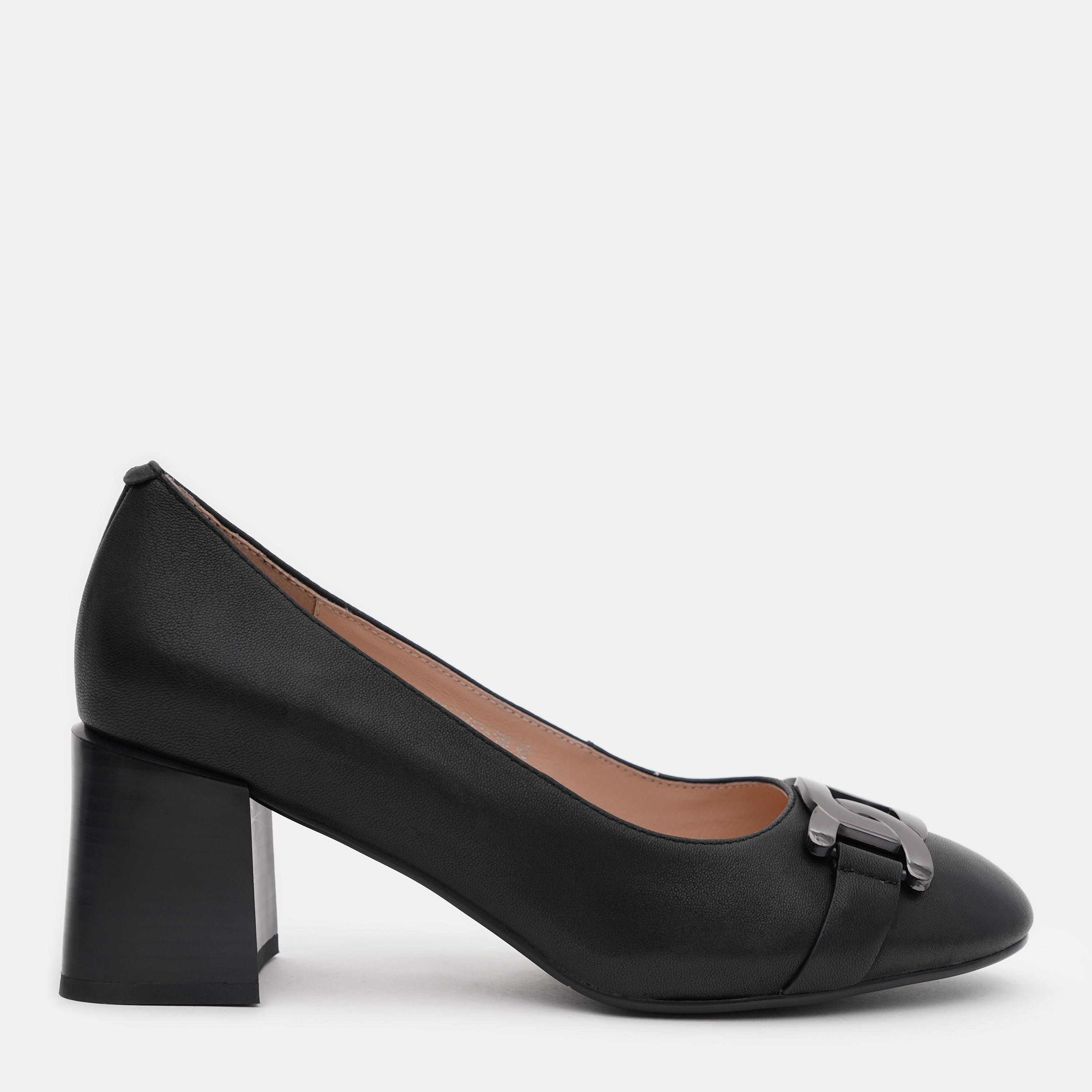Акція на Жіночі туфлі зі шкіри Blizzarini A1663-8457-106 39 (25 см) Чорні від Rozetka