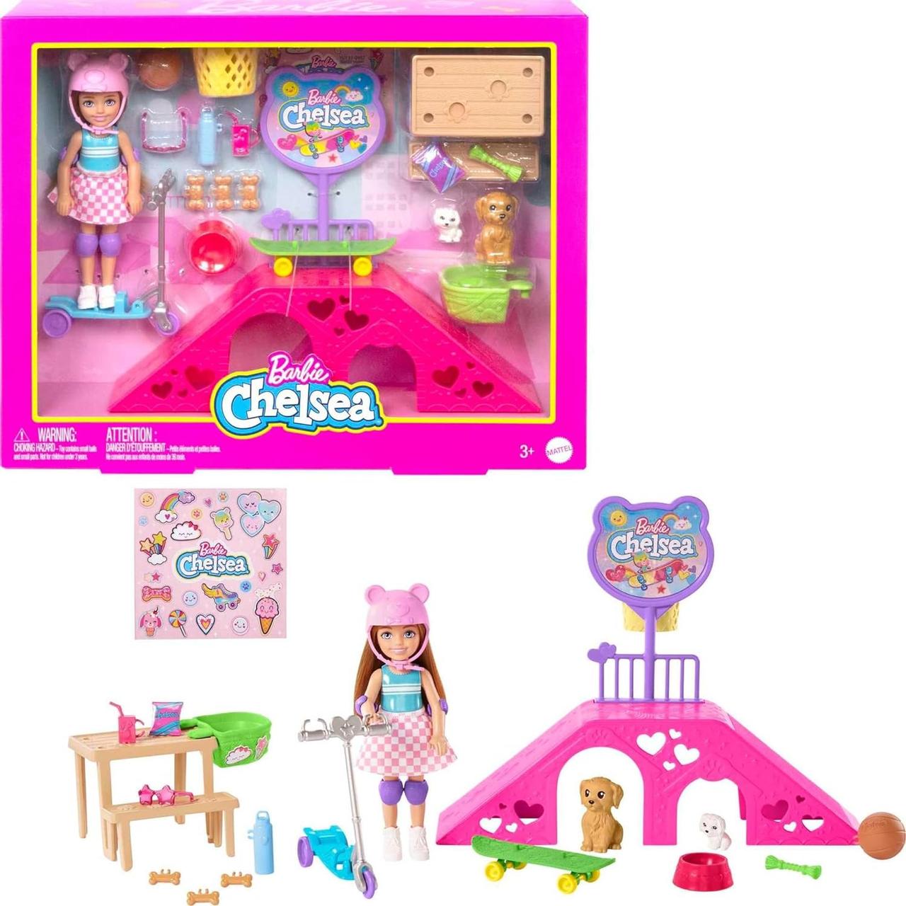 Игровой набор Барби Челси Скейт Парк Barbie Chelsea Doll Skate Park Playset  – фото, отзывы, характеристики в интернет-магазине ROZETKA от продавца:  Gotta Dolls | Купить в Украине: Киеве, Харькове, Днепре, Одессе, Запорожье,