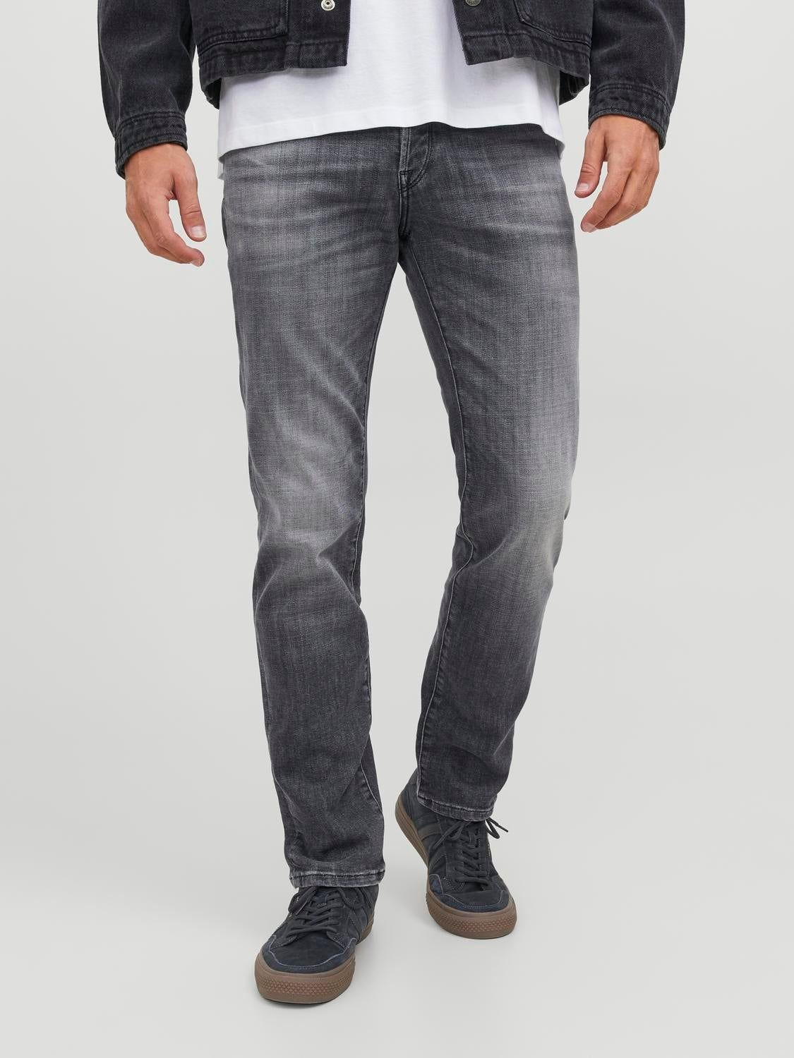 Джинсы Regular Fit мужские Jack & Jones XAZ436621CDYP 33-34 Темно-серые ...