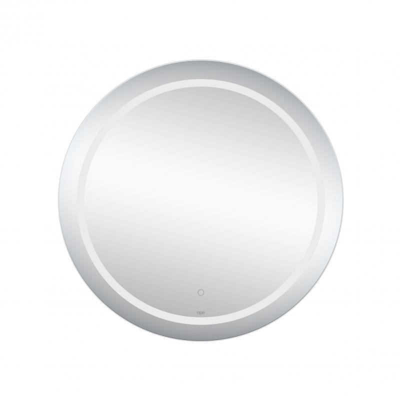 Зеркало настенное Qtap Jay круглое с LED подсветкой для ванны R780 мм ...