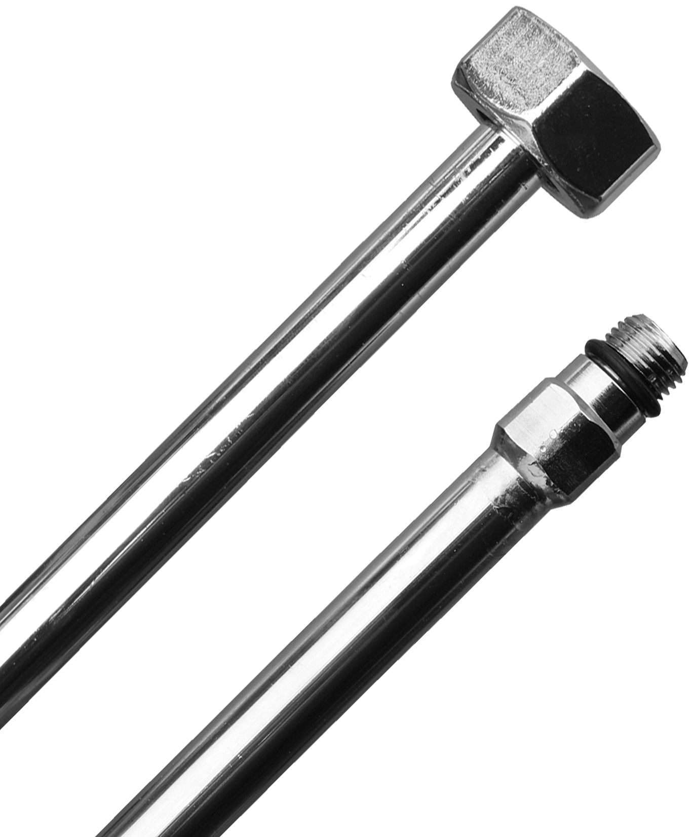 Трубка для смесителя VA Albertoni М10 х 1/2"В хромированная L=1,0 м ...