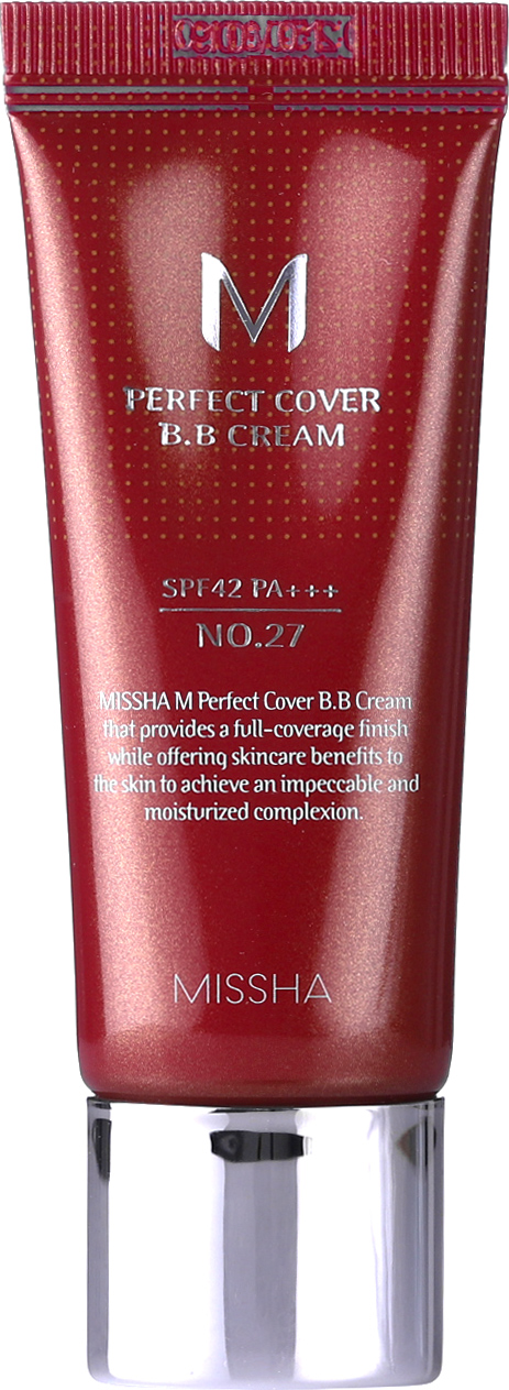 BB-крем Missha M Perfect Cover BB Cream SPF42 / PA+++ №27 Honey beige ...