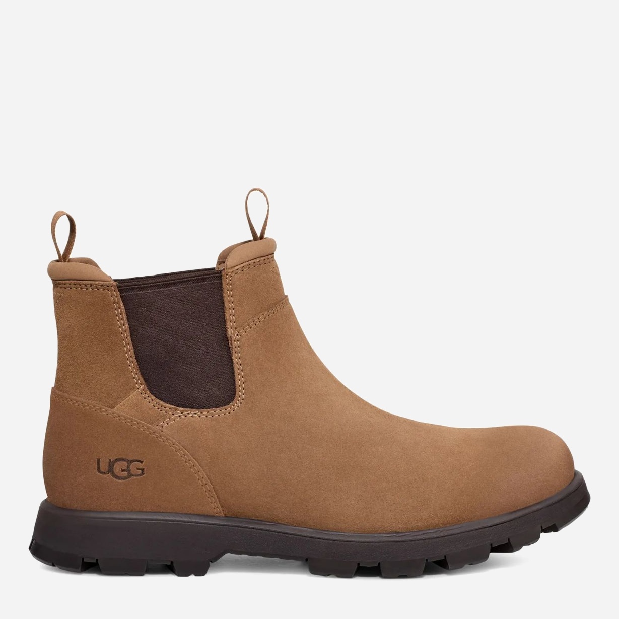 Акція на Чоловічі челсі зимові UGG 826648256 45 31 см Коричневі від Rozetka