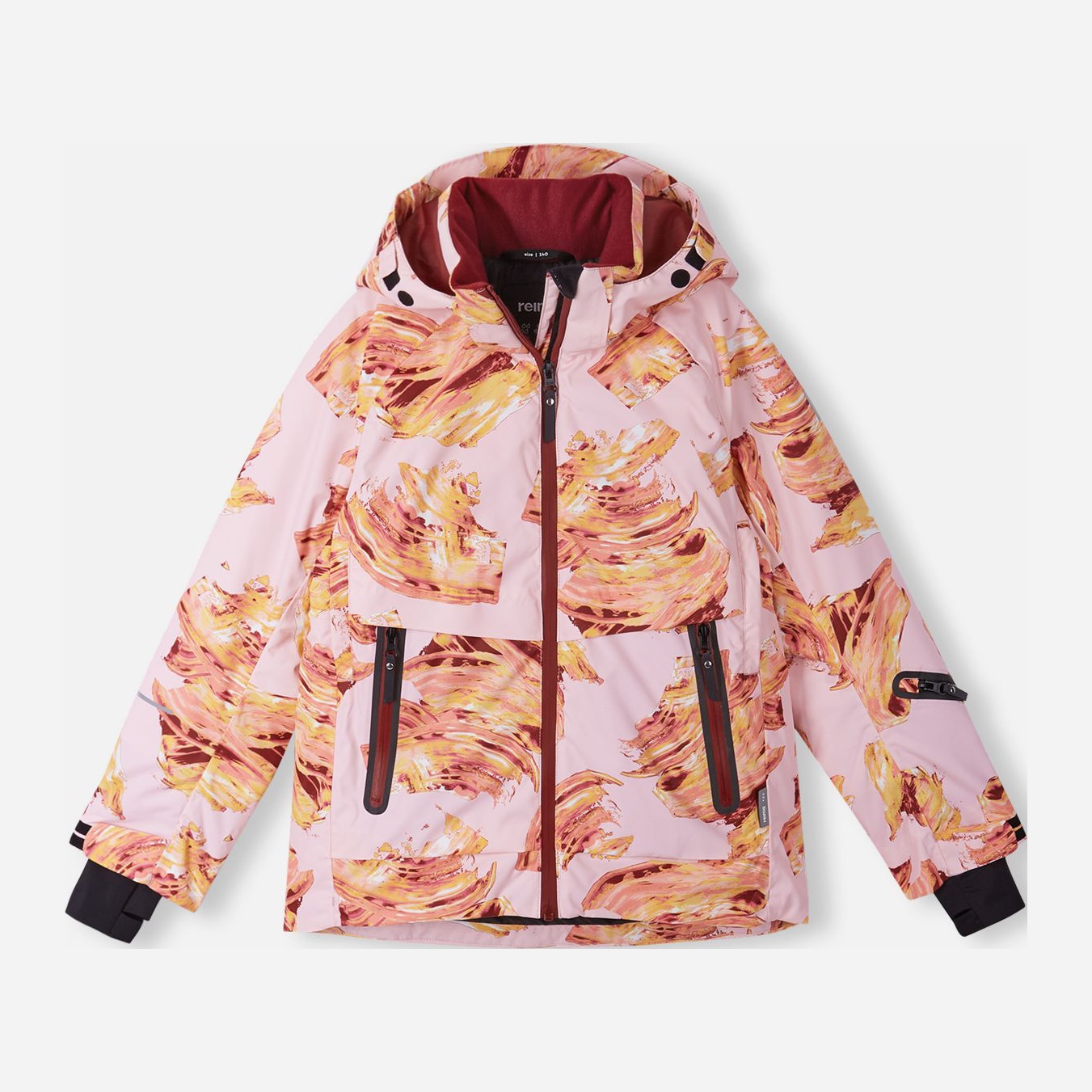 Акция на Підліткова зимова лижна термо куртка для дівчинки Reima Posio 5100076B_4011 152 см Рожева от Rozetka