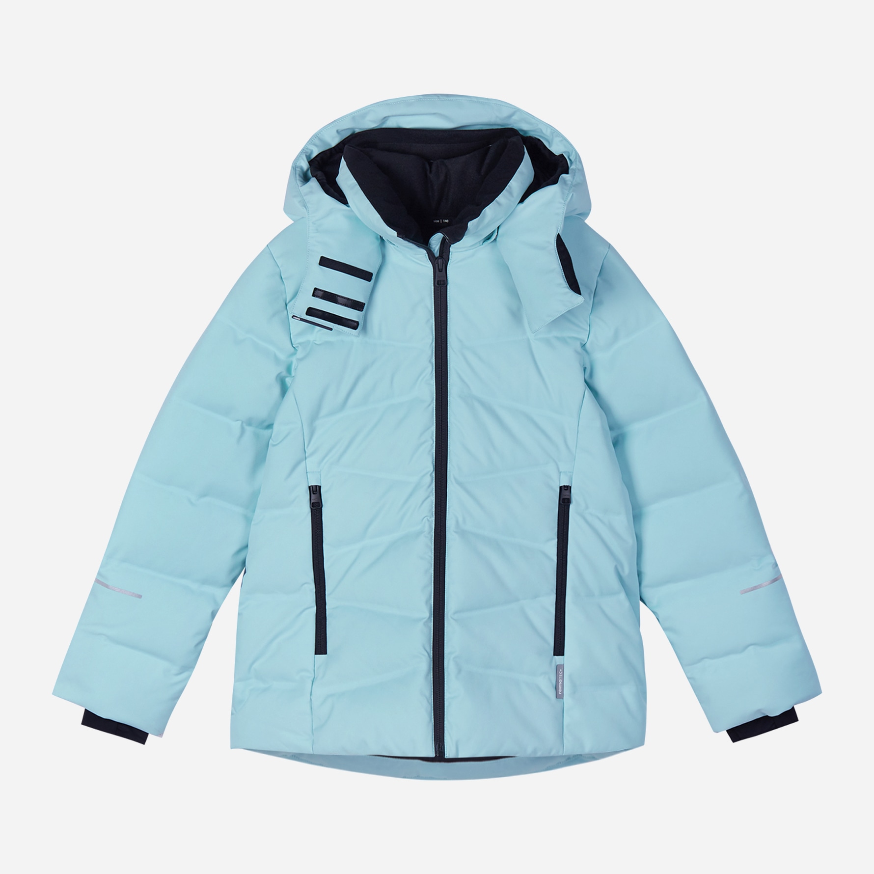 Акція на Дитяча зимова термо куртка для дівчинки Reima Vanttaus 531572_6030 116 см Блакитна від Rozetka