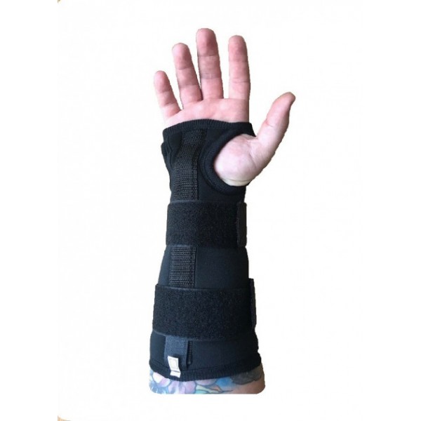 

Бандаж на лучезапястный сустав с ребром жесткости медицинский эластичный M воздухопроницаемый увеличенный