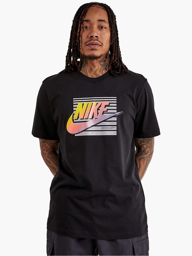 Акція на Футболка довга чоловіча Nike M Nsw Tee 6Mo Futura FQ7995-010 XL Чорна від Rozetka