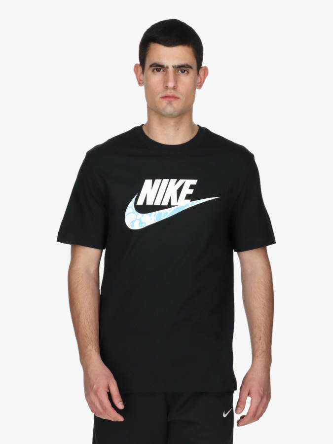 Акція на Футболка довга чоловіча Nike M Nsw Tee 12Mo Futura Sp24 FQ8034-010 2XL Чорна від Rozetka