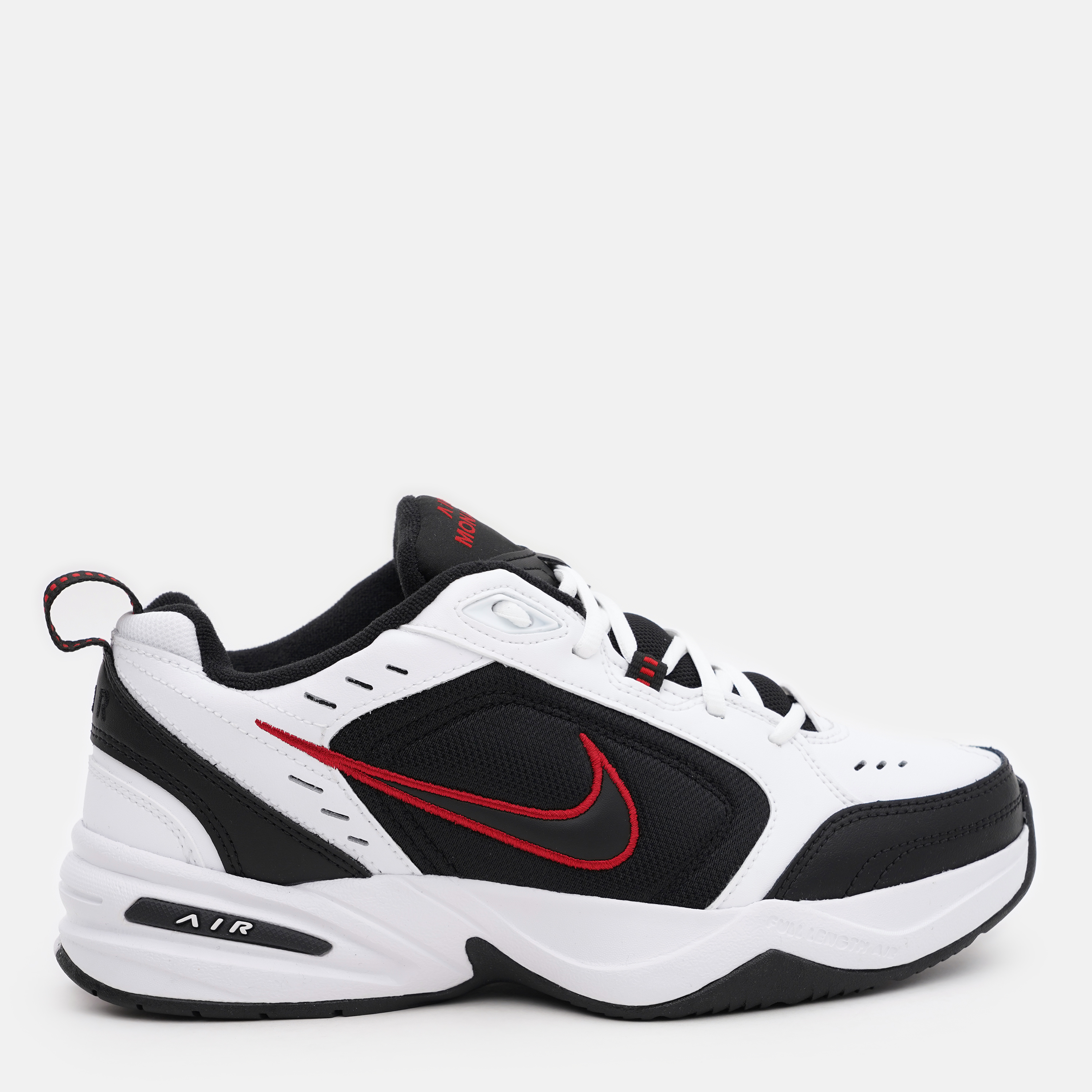 Акція на Чоловічі кросівки для залу Nike Air Monarch Iv 415445-101 43.5 (11) 29 см Білий/Чорний від Rozetka