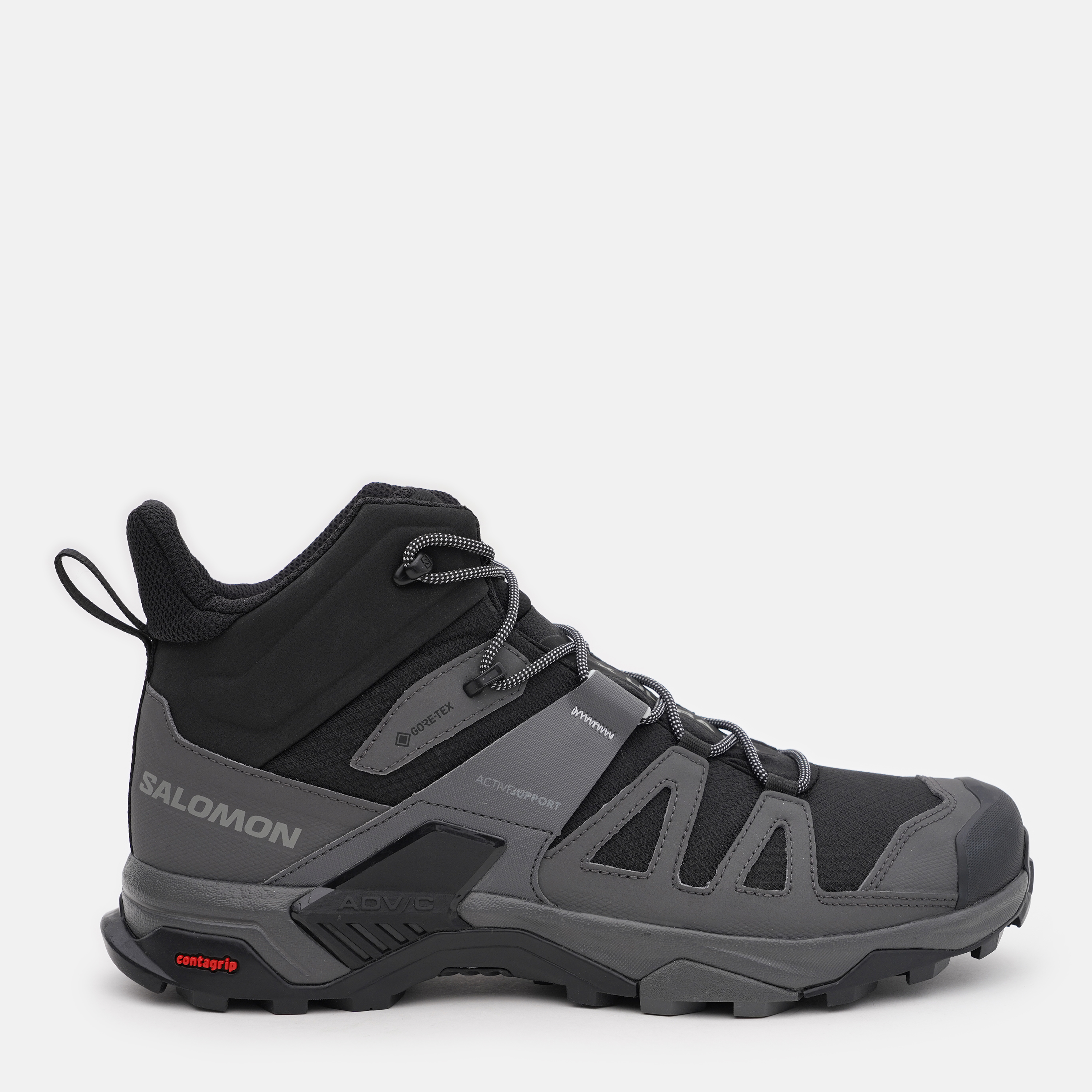 Акція на Чоловічі черевики для туризму з Gore-Tex Salomon X Ultra 4 Mid Gtx L41383400 47.5 (12.5US) 30.5 см Bk від Rozetka