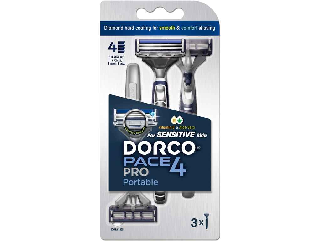 Бритва одноразова Dorco 3шт PACE 4 PRO (4 леза) от продавца: Юзон – в ...