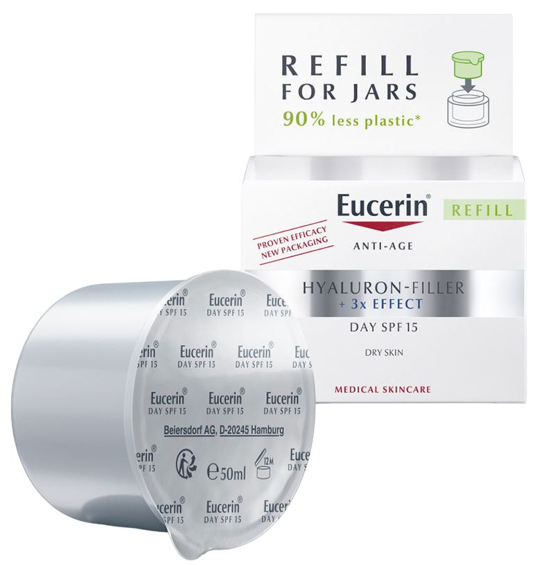Дневной крем для лица Eucerin Hyaluron Filler Day Dry Skin SPF15 50 мл ...