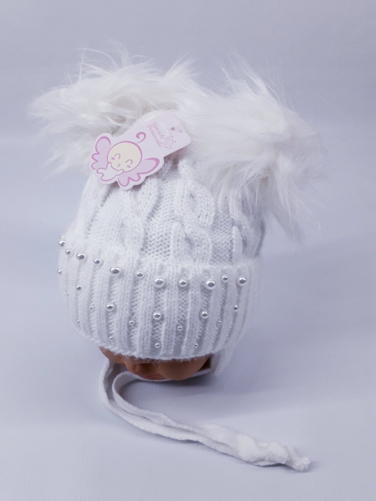 

Зимняя шапка Kraft 17141 50см(р) белая