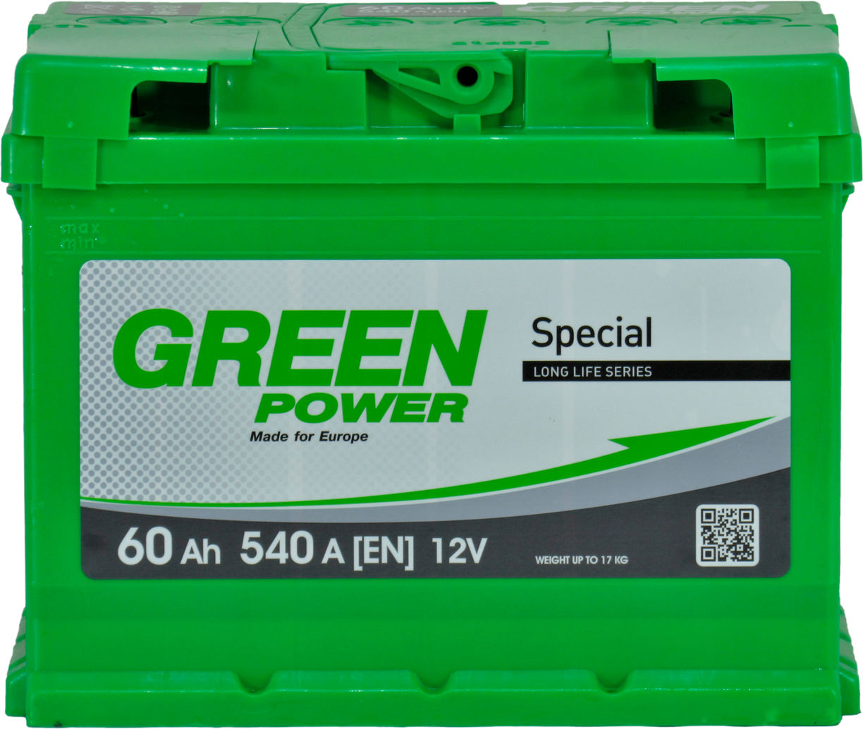 АКБ 60-А/Ч (Green Power) (L+) 540A – фото, отзывы, характеристики в ...