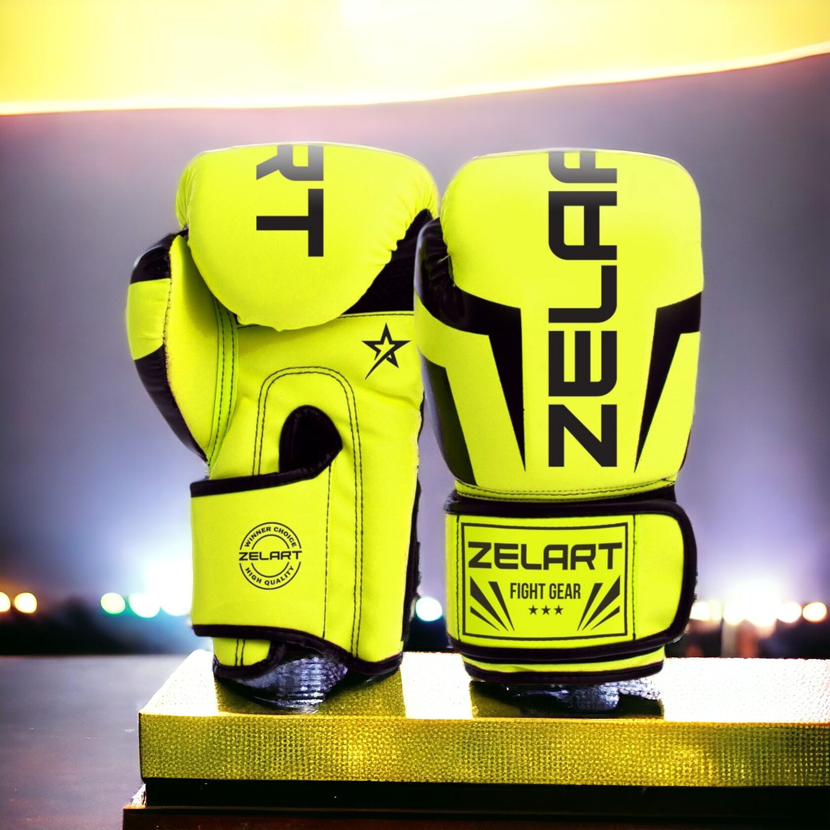 Боксерские перчатки Zelart Col Boxing 8 унций Желтый – фото, отзывы ...
